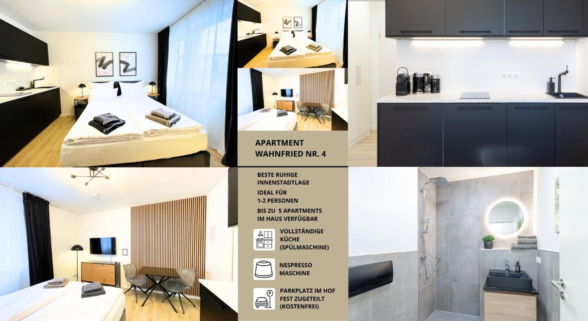 Apartment Wahnfried No4 - Zentral Wohnen Mit Kueche Und Duschbad, Parkplatz, 300M Zur Fussgaengerzone ไบรอยท์ ภายนอก รูปภาพ